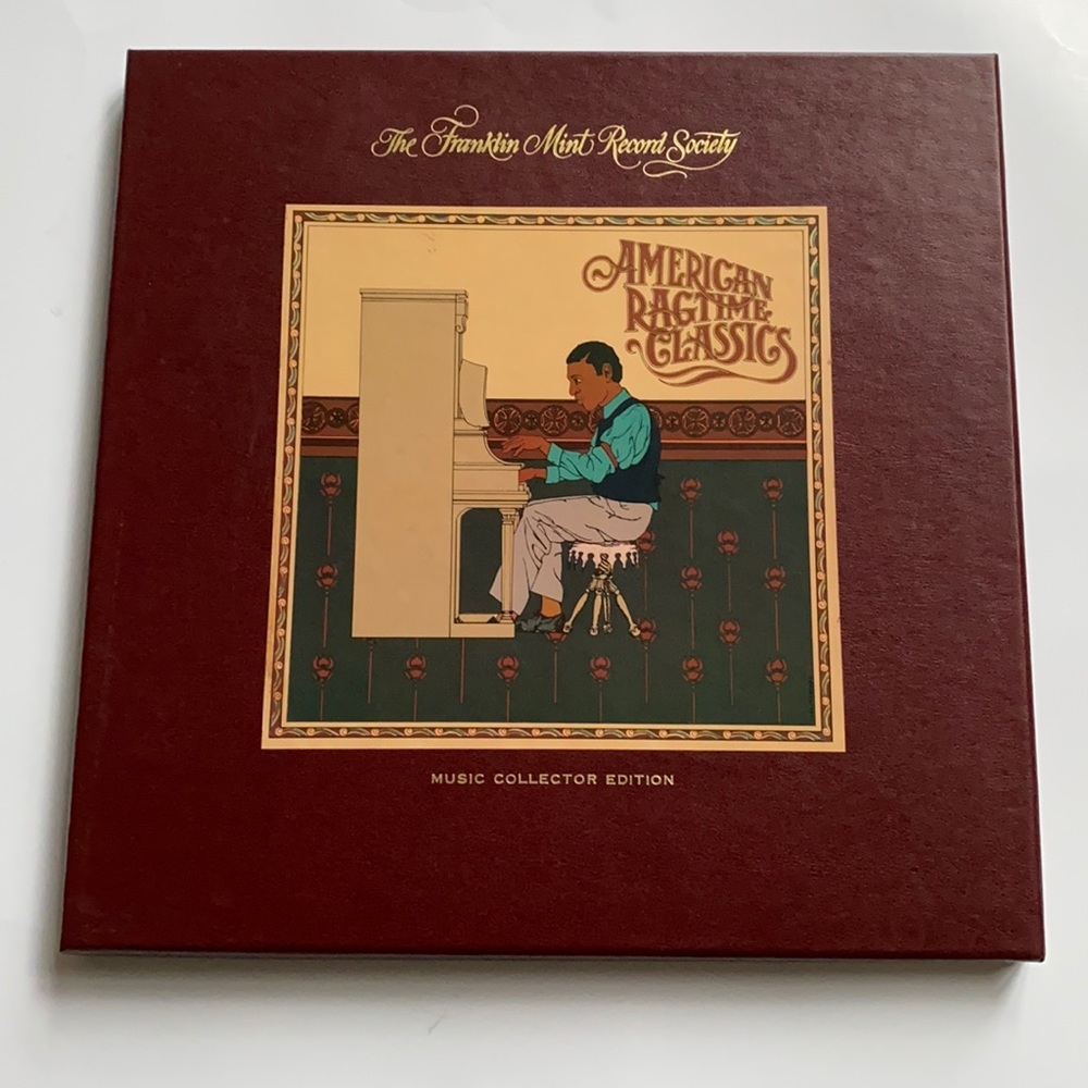 Vintage The Franklin Mint record Society American Ragtime Classic Music